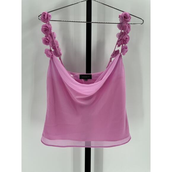 Majorelle 'Brittan' Pink Polyester Top Size S - Picture 4 of 4